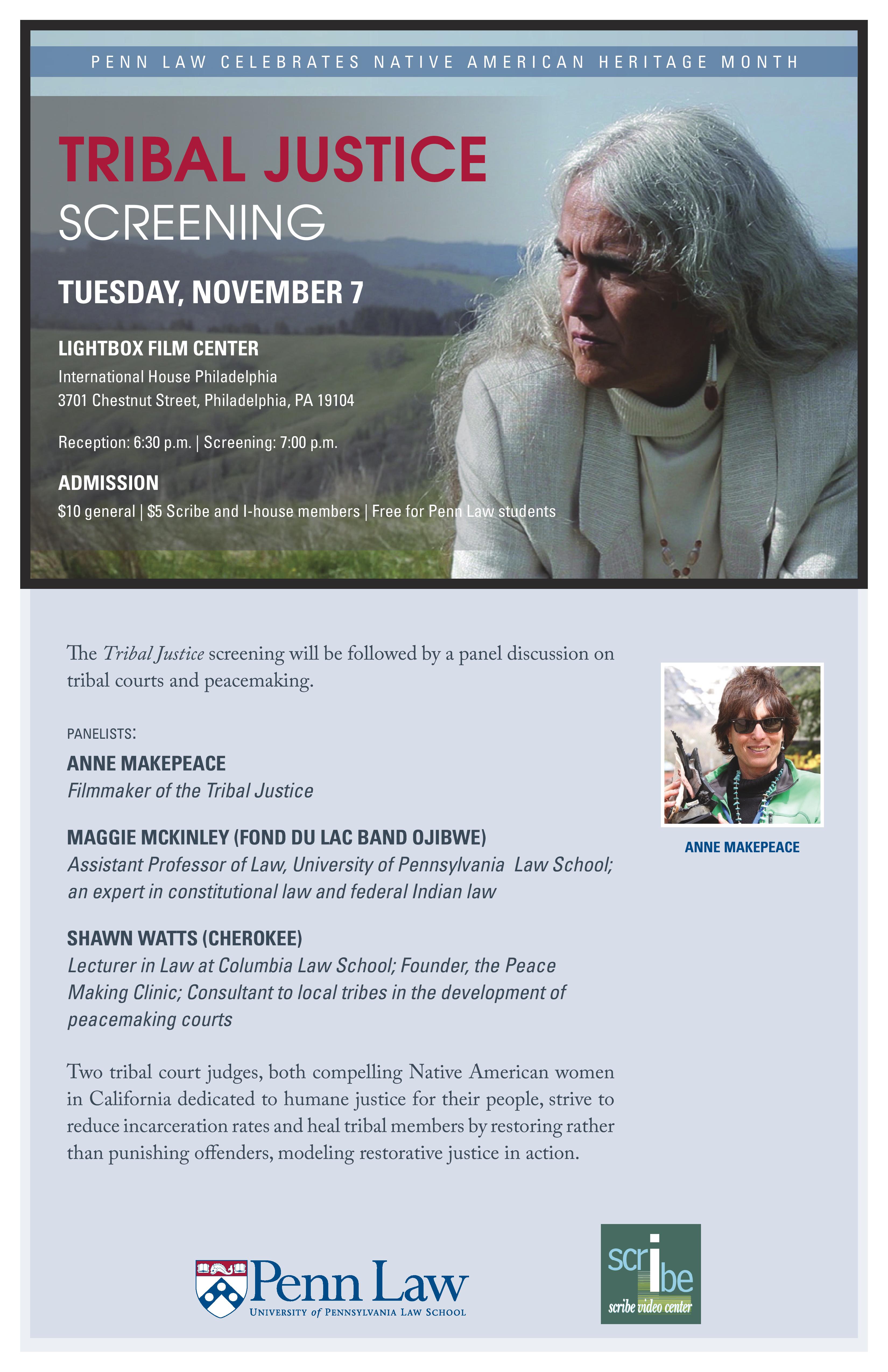 Tribal Justice Native American & Indigenous Studies at Penn